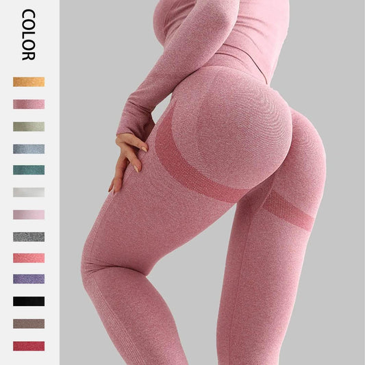 Women Yoga Leggings High Waist Exercise Sports Trousers Running Fitness Gym Leggings Quick Dry Hip Lifting Femme Slim Pants - Empire P.E