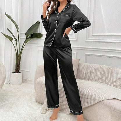 Women's Luxurious Satin Pajamas - Empire P.E