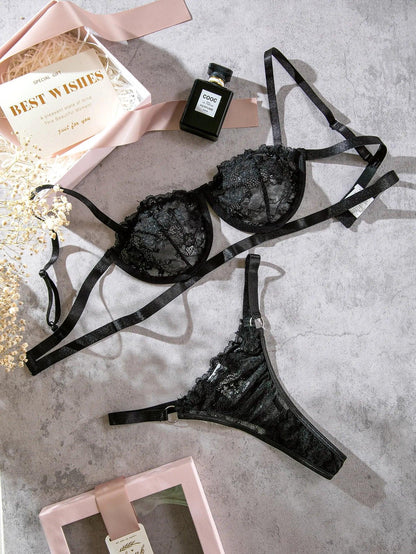 Lingerie Set Women Night Beautiful Sexy 2 Piece - Empire P.E