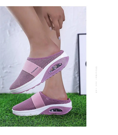 slip-ons without back female sneakers women's sport shoes professional running shoes black sports shoes skor walkx 1229 - Empire P.E