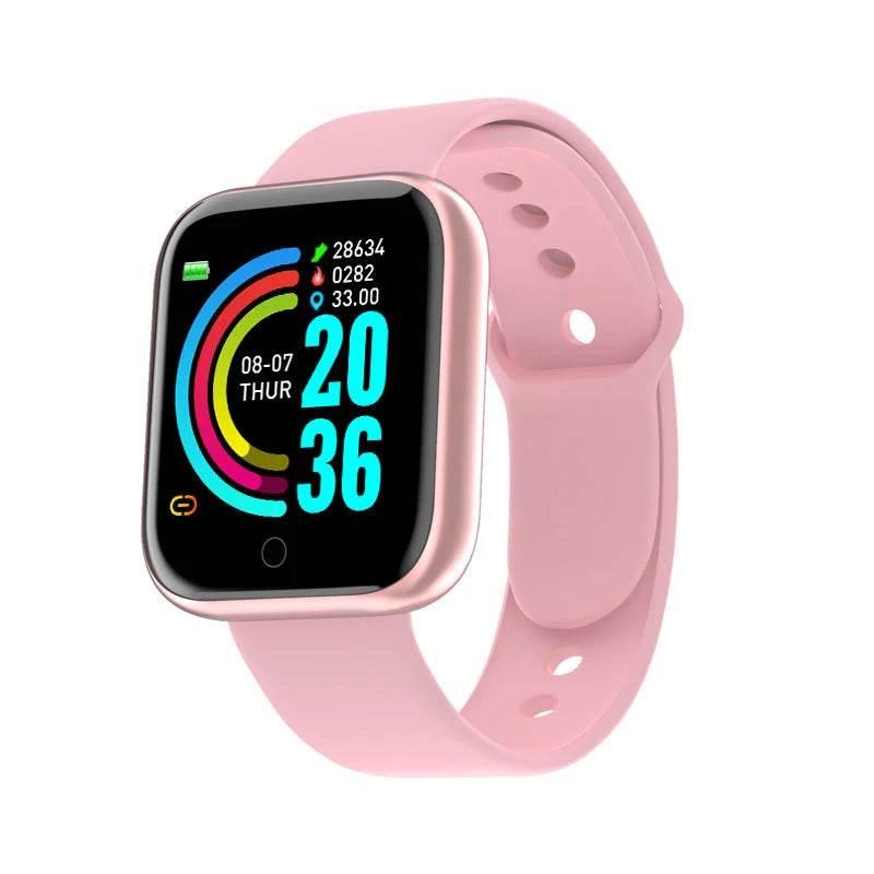 Multifunctional Smart Watch Men Women Bluetooth Connected Phone Music Fitness Sports Bracelet Sleep Monitor Y68 Smartwatch D20 - Empire P.E