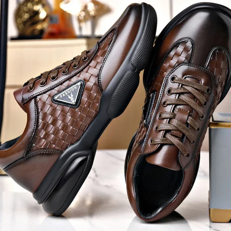 Casual Leather Training Wear Resistant Sneakers Outdoor - Empire P.E
