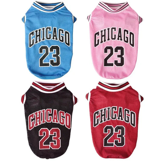 Mesh Breathable Dog  Jersey Basketball