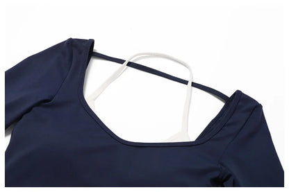 Yoga Set 2PCS Women Sportswear Push Up Workout Clothes - Empire P.E