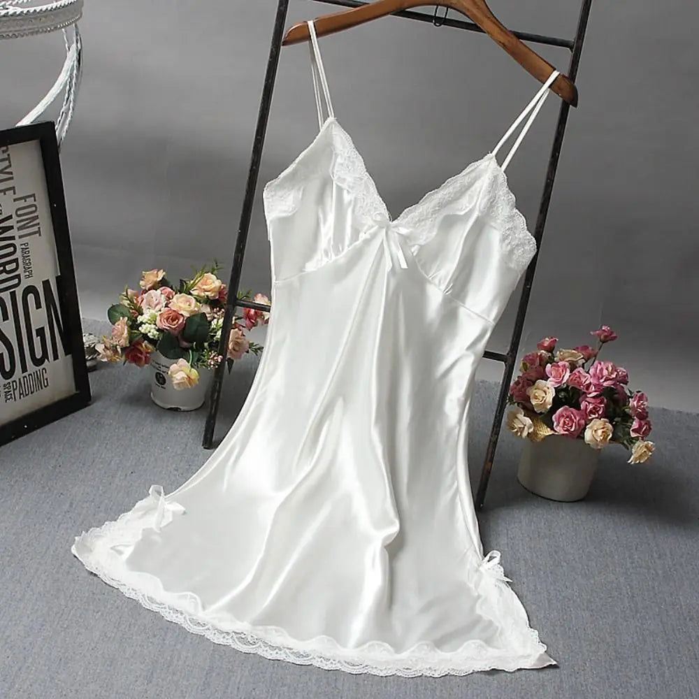 Sexy Lace Patchwork Nightdress - Empire P.E