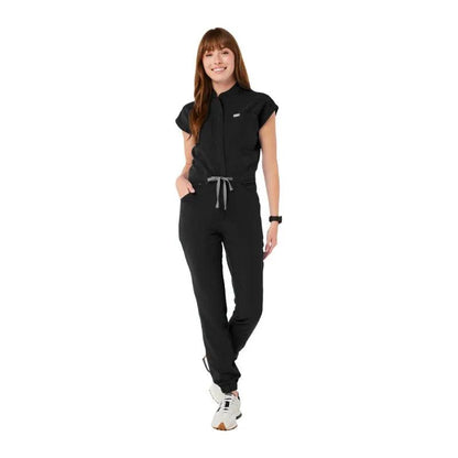 New Jumpsuits Medical Scrubs Uniform Short Sleeve