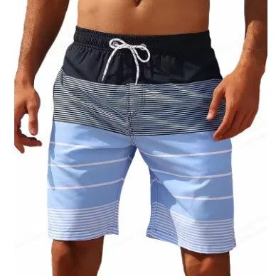Men's 3D Print Graffiti Art Pattern Beach Shorts