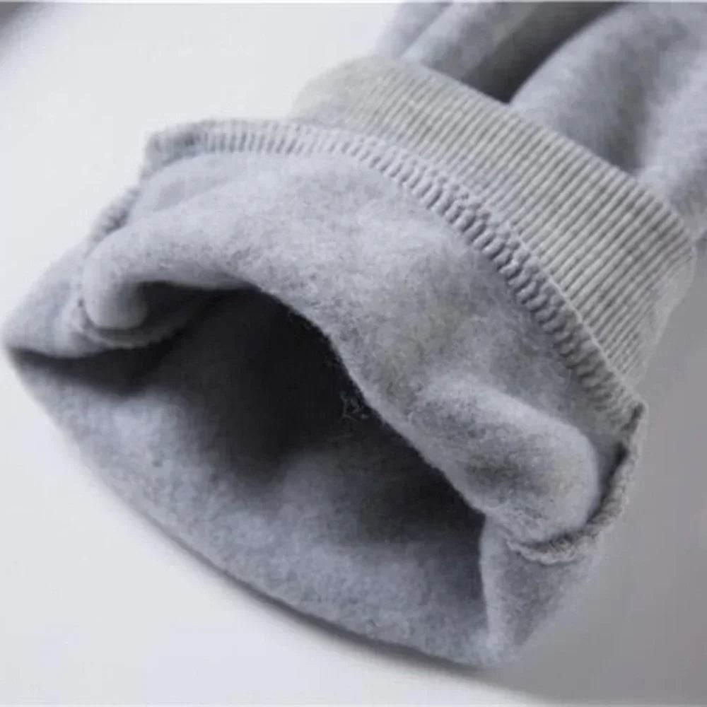 Men's Casual Sweatpants Fleece Sports Pants Unisex Fashion Solid Loose Trousers Streetwear Autumn Winter Jogging Fitness Pants - Empire P.E