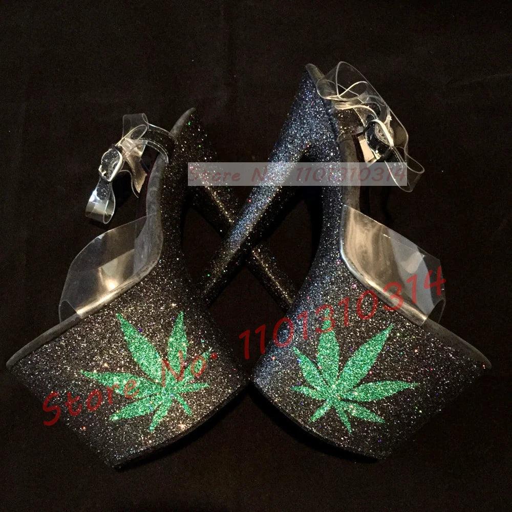 Women Luxury Sparkly Mixed Color High Heels Shoes - Empire P.E