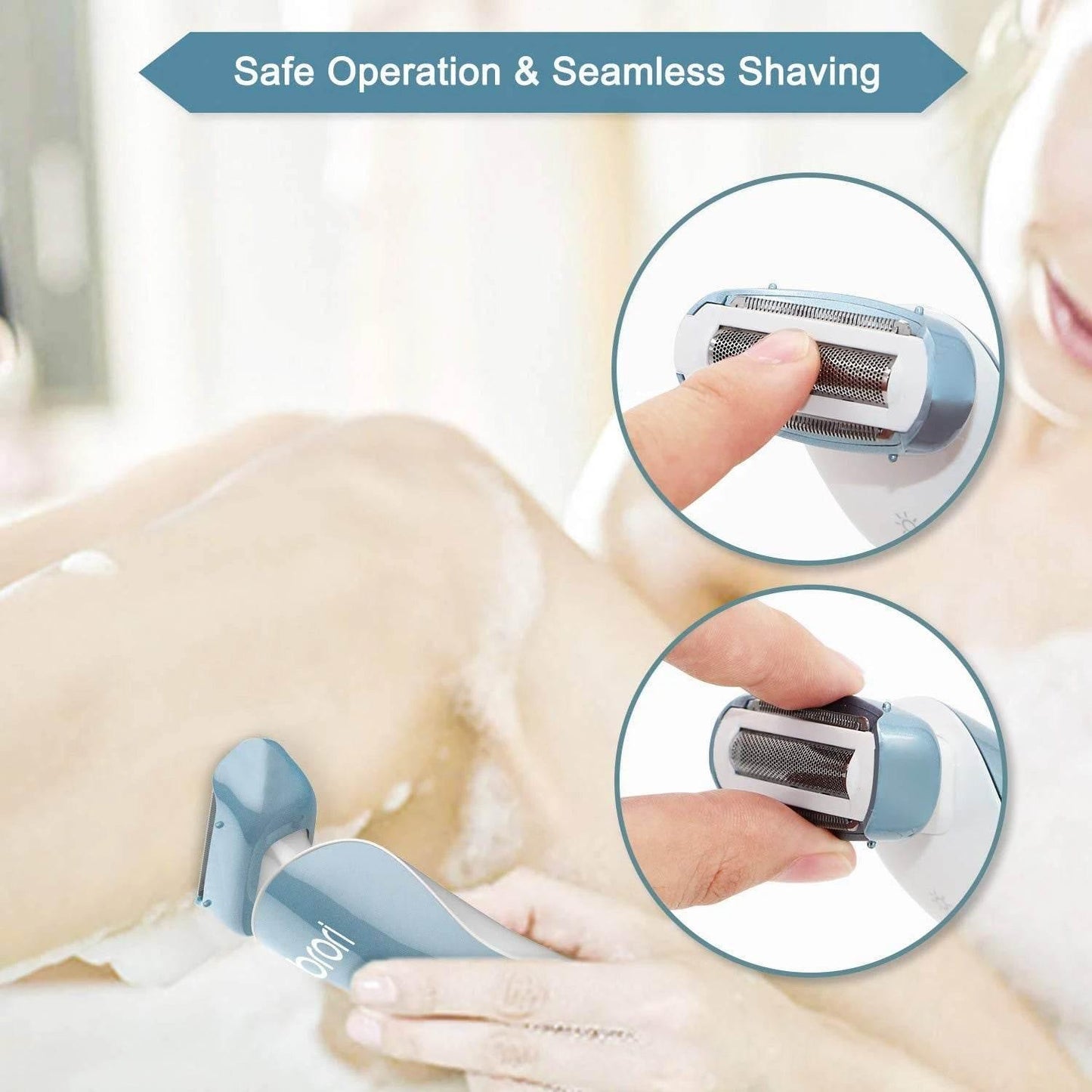 Electric Razor for Women Bikini Trimmer Body Hair Removal for Legs and Underarms Washable Depilador Epilator Tools USB Charging - Empire P.E