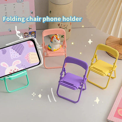 Mini Chair Shape Mobile Phone Stand