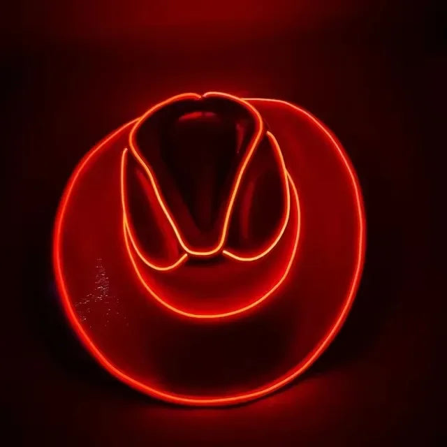 Lights Cowboy Cowgirl Hat with LED Light Up Cap - Empire P.E