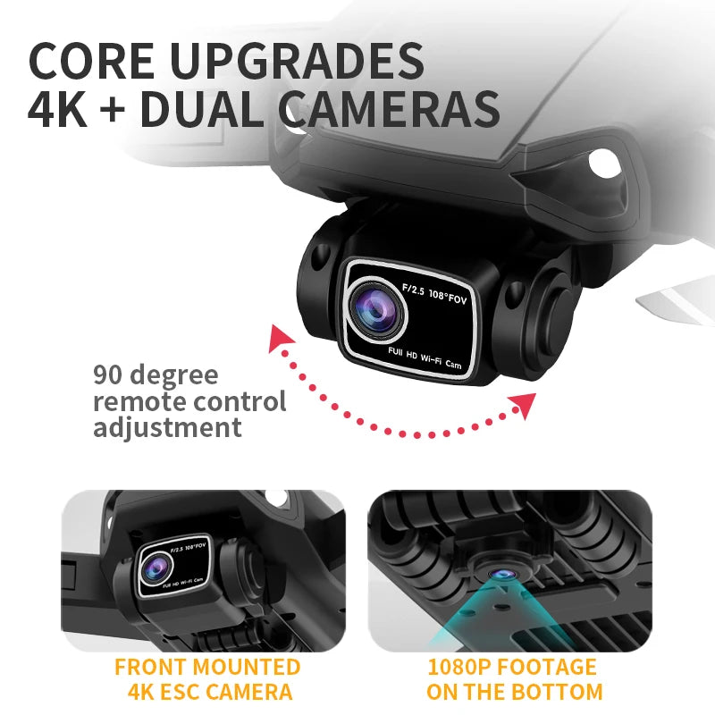 Motor GPS 4K Professional Drone