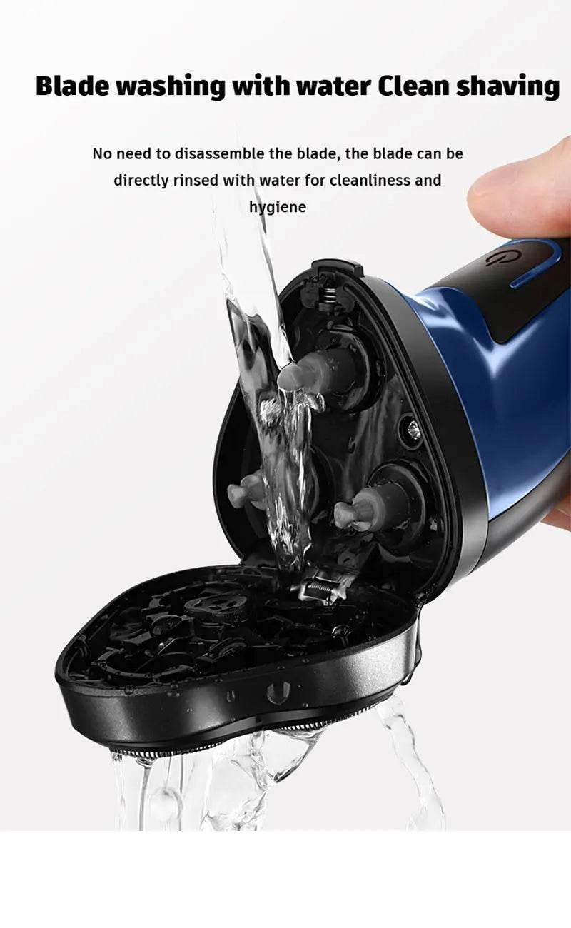 Shaver for Men USB Electric Shaver Powerful Beard Shaving Machine Electric Razor Rechargeable Waterproof - Empire P.E