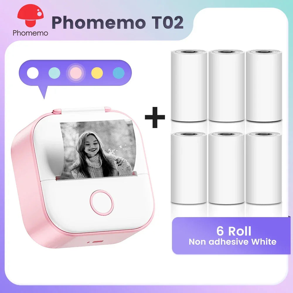 Pocket Printer Mini Portable Label Maker Self-adhesive - Empire P.E
