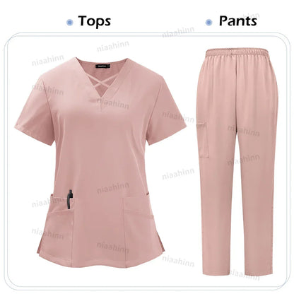 Medical Scrub Uniform Set