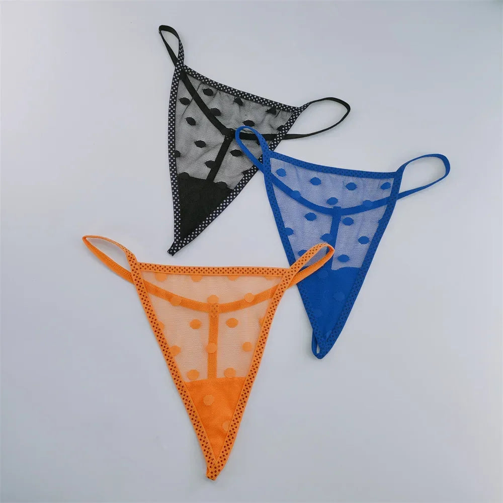 3pcs/pack Micro Transparent Thong - Empire P.E