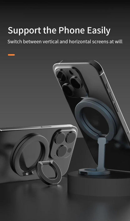 For MagSafe Double Sided Magnetic Phone Ring Holder Portable Folding Cellphones Stand Phone Accessories Support Bracket Grip Tok - Empire P.E
