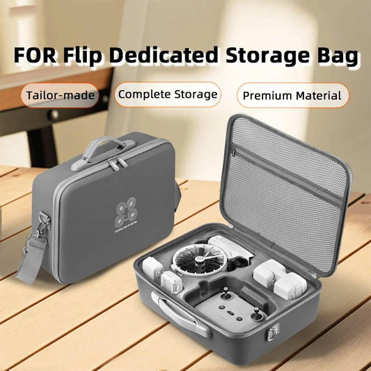 Portable Carrying Case Shockproof Travel Storage Bag Drop-resistant Shoulder Bag Handbag for DJI Flip Drone Accessories - Empire P.E