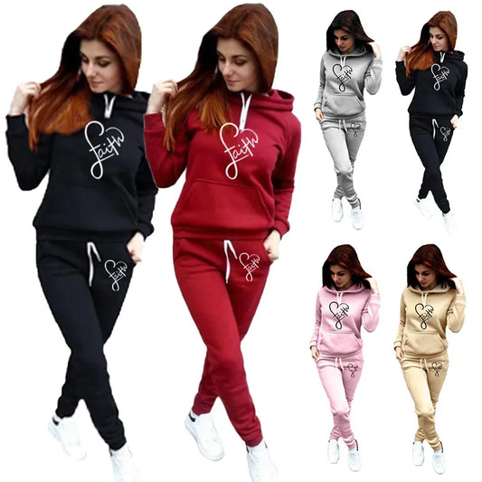 2023 women's Hoodie suit sportswear Track Suit Plus Size S-4XL - Empire P.E