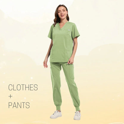 Multicolor Women Pet Shop Doctor Scrub Set