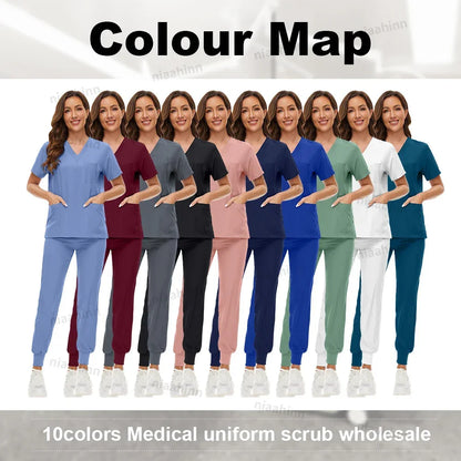 Medical Scrubs Women Breathable Uniform - Empire P.E