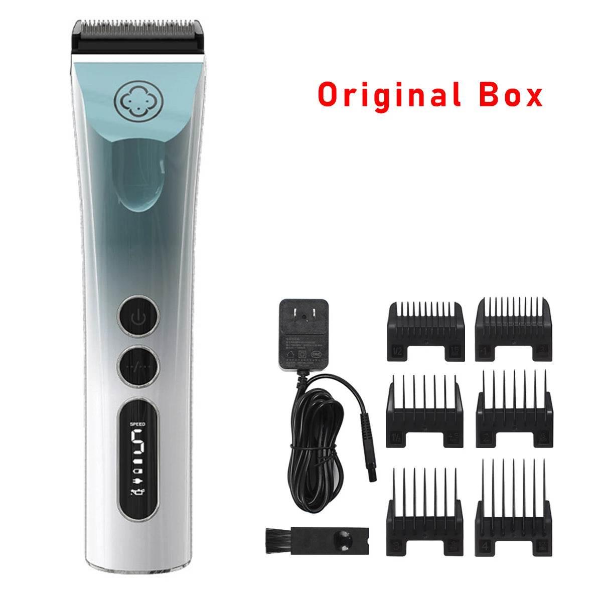 Madeshow 982F 986F Newest Rechargeable High Speed Motor Cordless Waterproof Detachable Electric Body Hair Trimmer for Men - Empire P.E