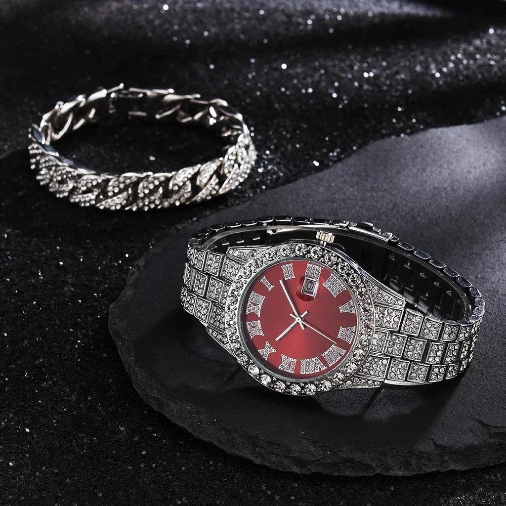 1/2Pc Watch Bracelet Set Hip Hop - Empire P.E