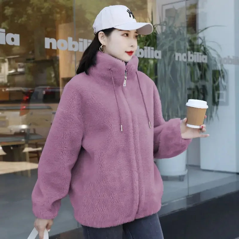 Women's Winter Fleece Warm Coat - Empire P.E