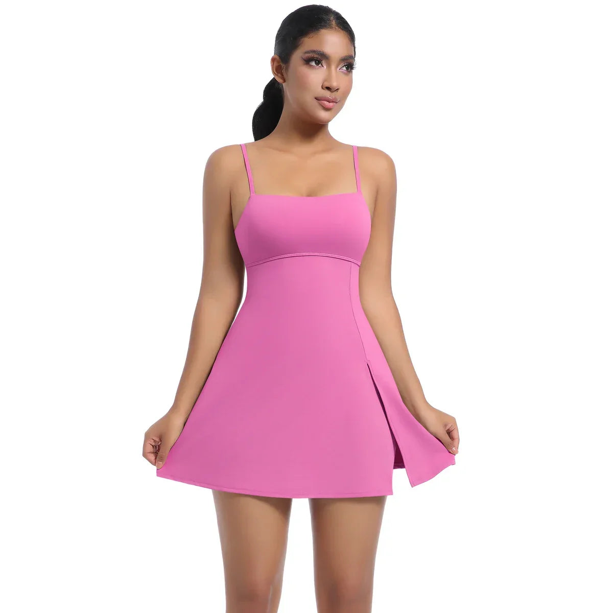 Women Yoga Tennis Skirts Gym Golf Running Sports Fitness Jumpsuit Skirt Sports Overalls Fitness Suits Gym Tracksuit Dance Skirt - Empire P.E