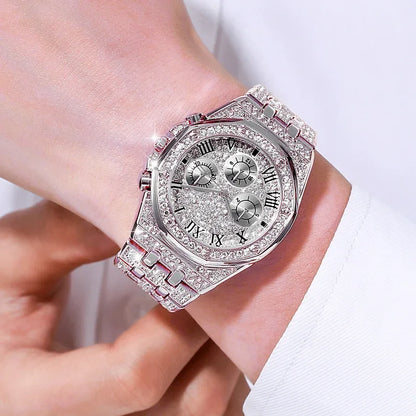 Women's Rhinestone Quartz Watch - Empire P.E