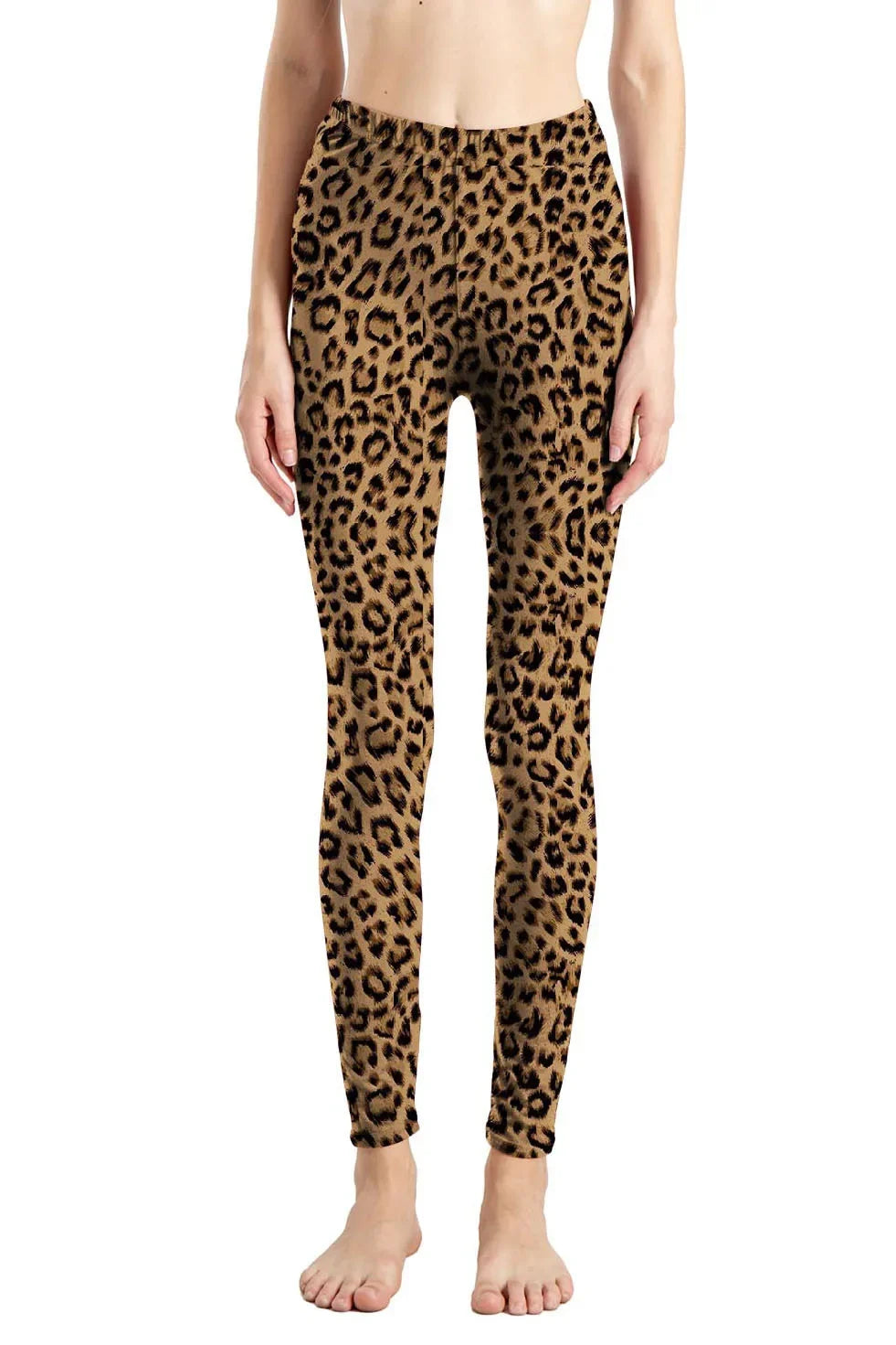 Leopard Leggings Printed High Waist - Empire P.E