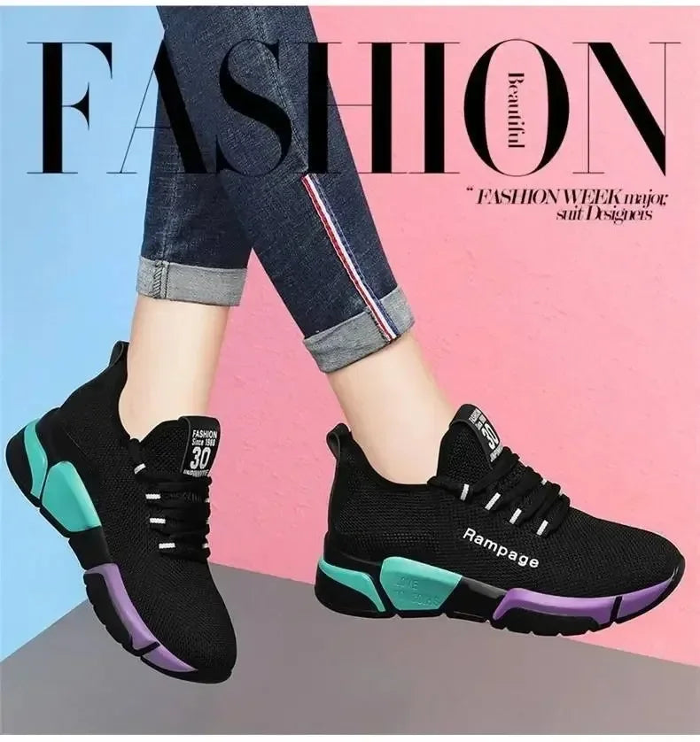 Women's versatile lace up comfortable lightweight sports shoes - Empire P.E