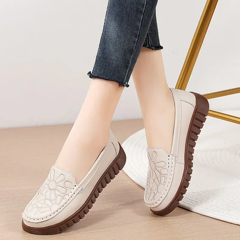Women's Slip-on Loafers Casual Shoes Platform Wedge - Empire P.E