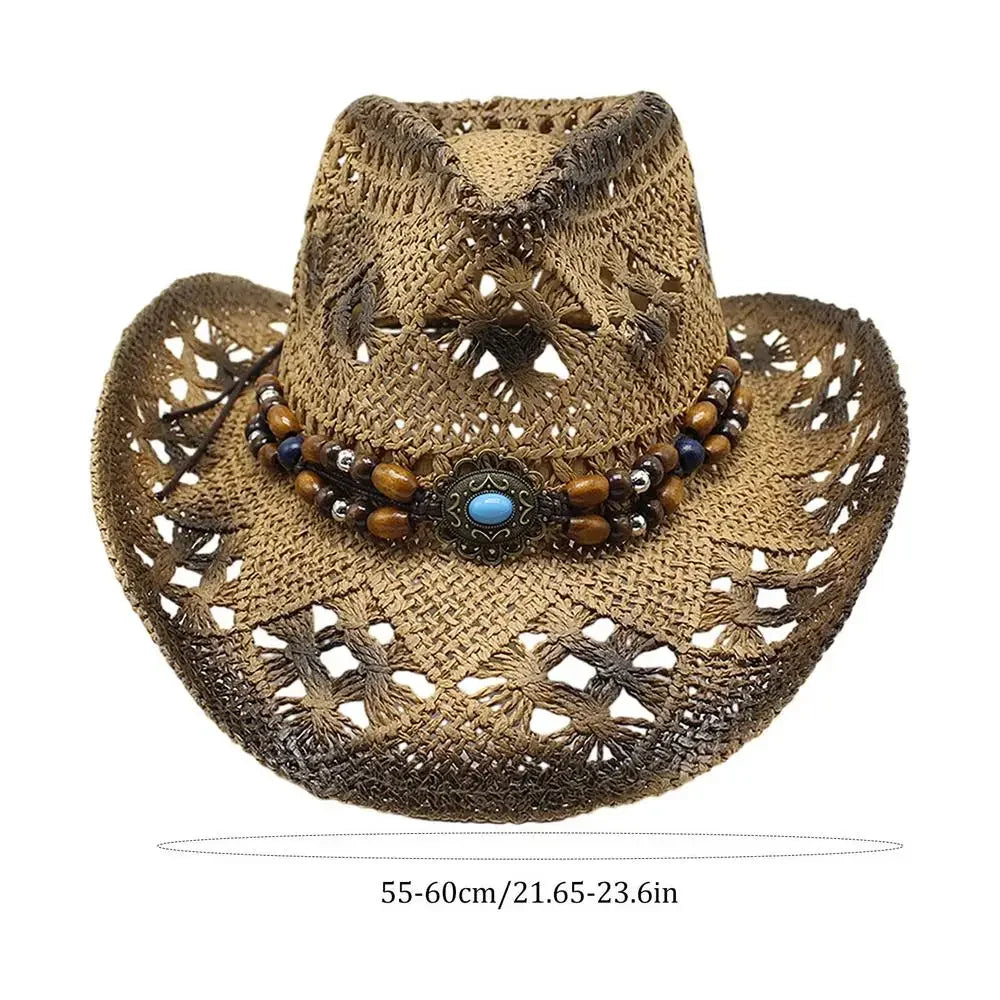 Straw Cowgirl Hat Unisex - Empire P.E