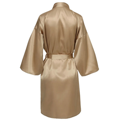 Satin Bridesmaid Bathrobe - Empire P.E