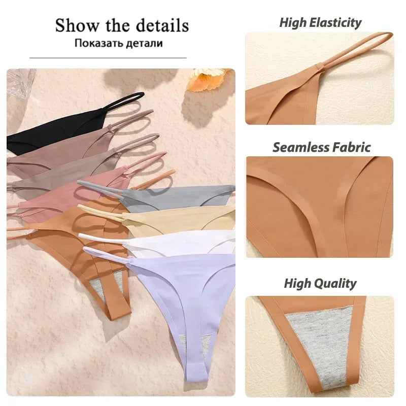 7Pcs/Set Women Seamless Thongs - Empire P.E
