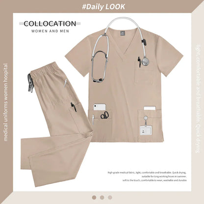 Anesthetist Nursing Uniform Suit