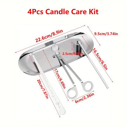 4pcs/set Luxury Candle Care Kit