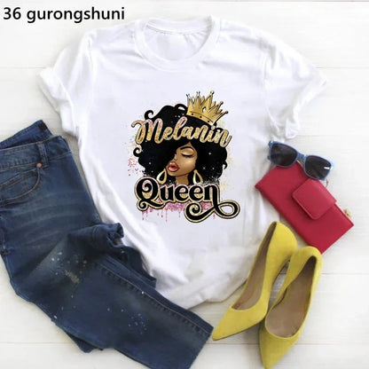 Black Girl Is Beautiful Magic T Shirt - Empire P.E