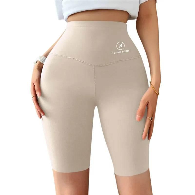 Sports Short Leggings Gym Fitness Push Up Shorts Women Yoga Slim Fit Half Pants Elastic High Waist Summer Thin Workout Tights - Empire P.E