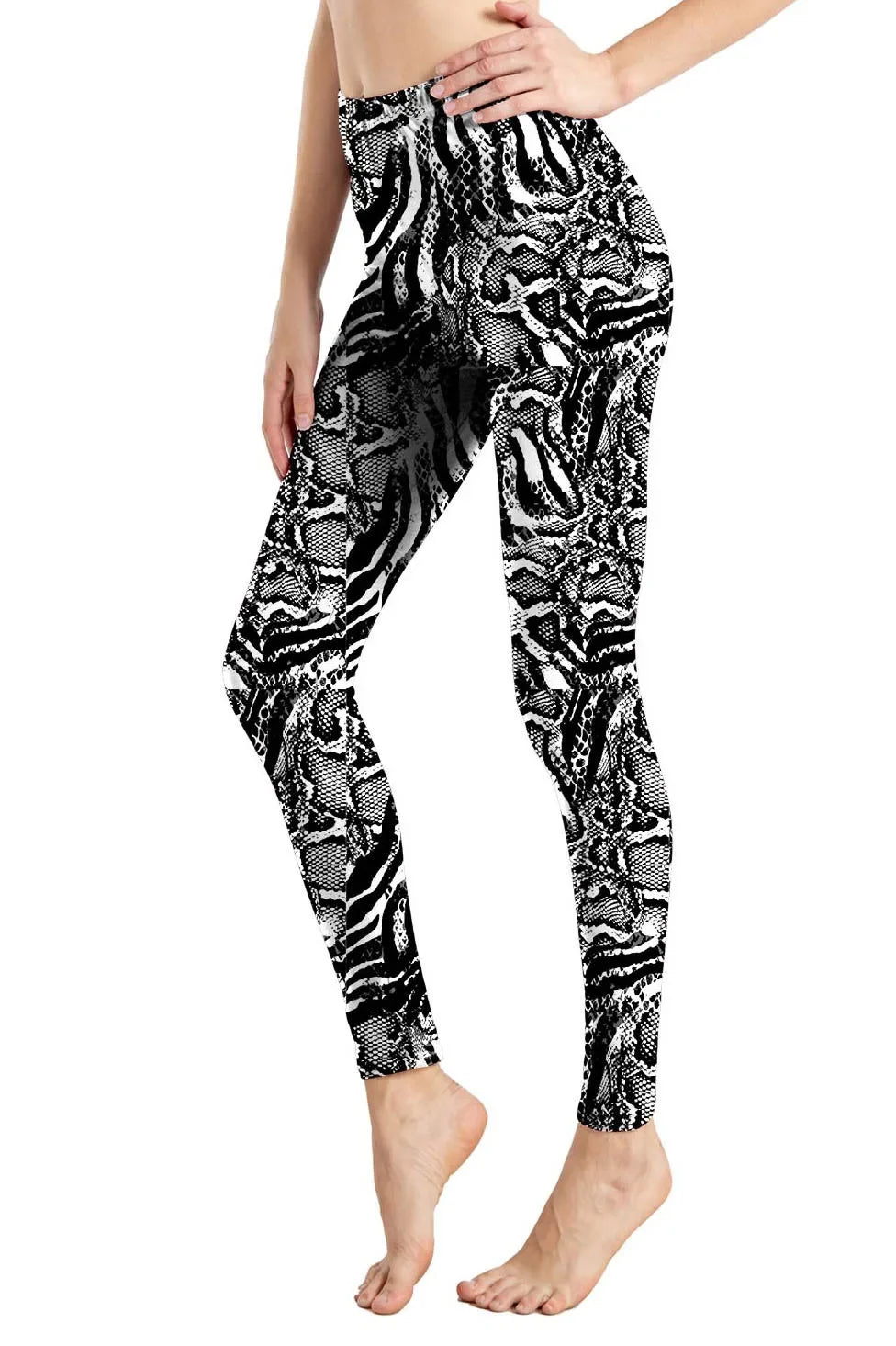 Leopard Leggings Printed High Waist - Empire P.E