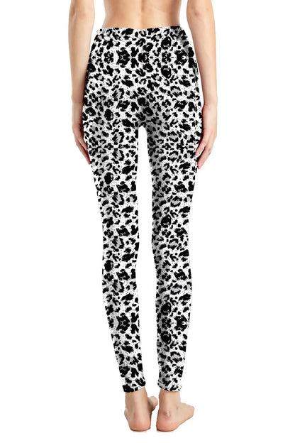 Leopard Leggings Printed High Waist - Empire P.E