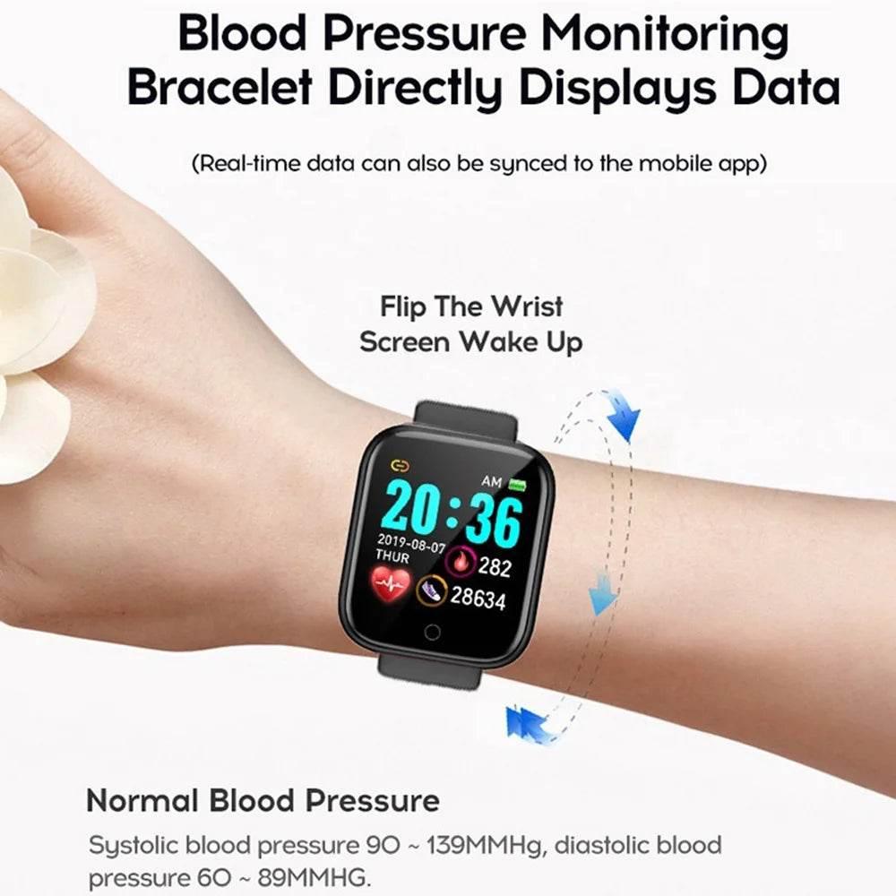 Smart Watch For Women & Men Wristwatch Bluetooth Connected - Empire P.E
