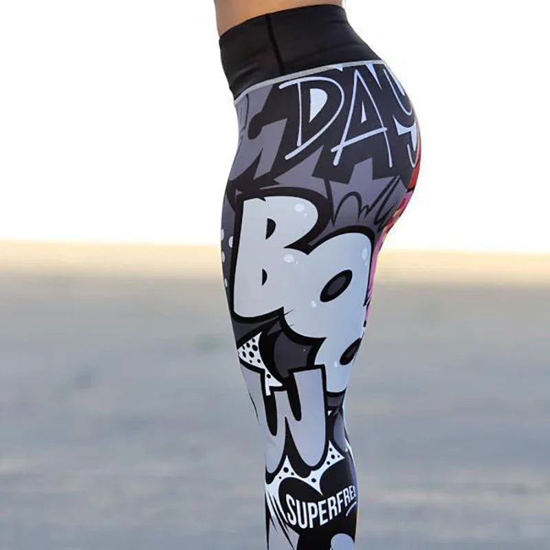 Print Yoga Pants Women Unique Fitness - Empire P.E