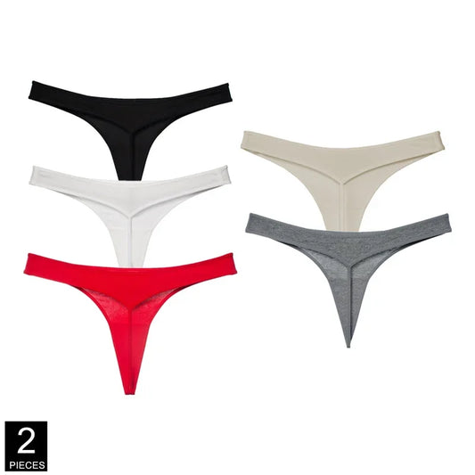 2 Pcs S-XL Women Thong Sports T-back Underwear - Empire P.E