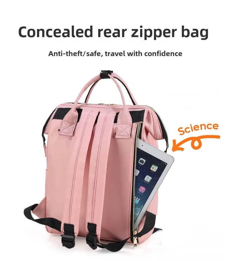 Personalized Name Mommy Bag Multi-functional Double Shoulder Storage Diaper Backpack for Outdoor Traveling Mom Gift - Empire P.E