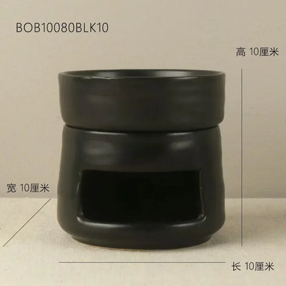 Exquisite ceramic craftsmanship candle holder wax oil burner