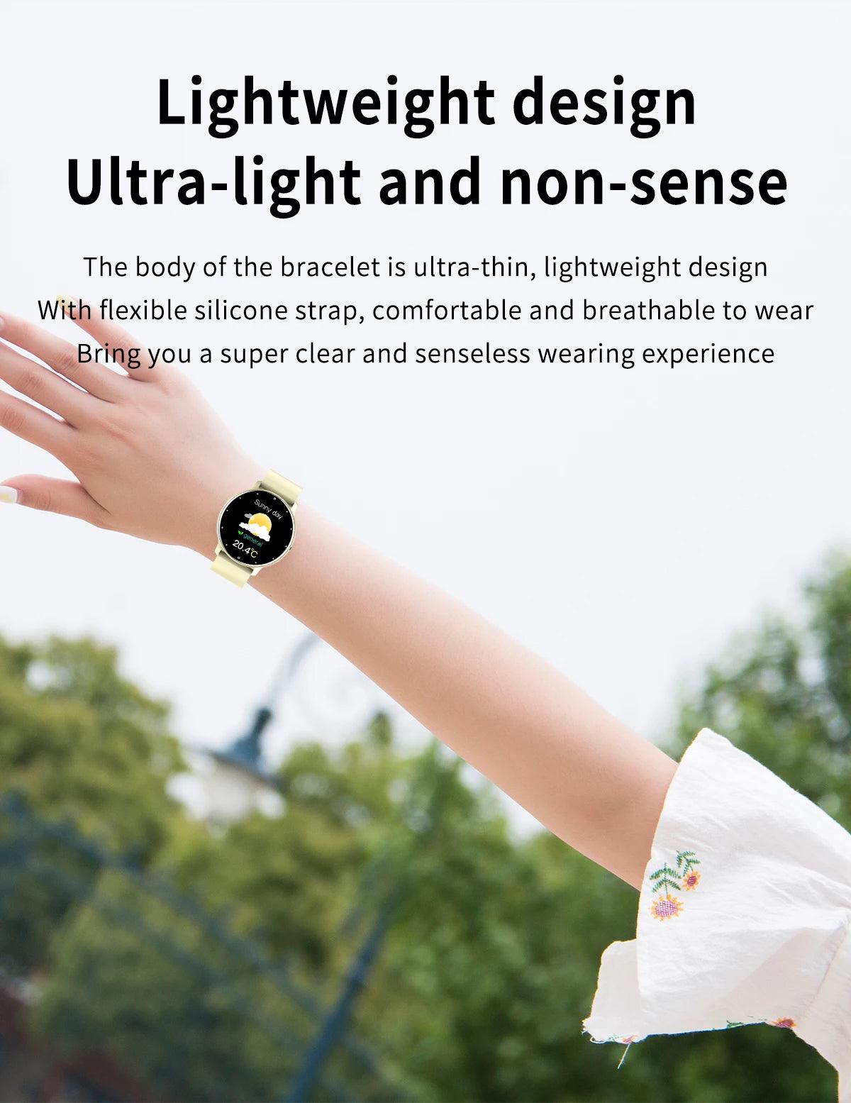 LIGE Smart Watch Men or Women Full Touch Screen Sport Fitness Watch - Empire P.E