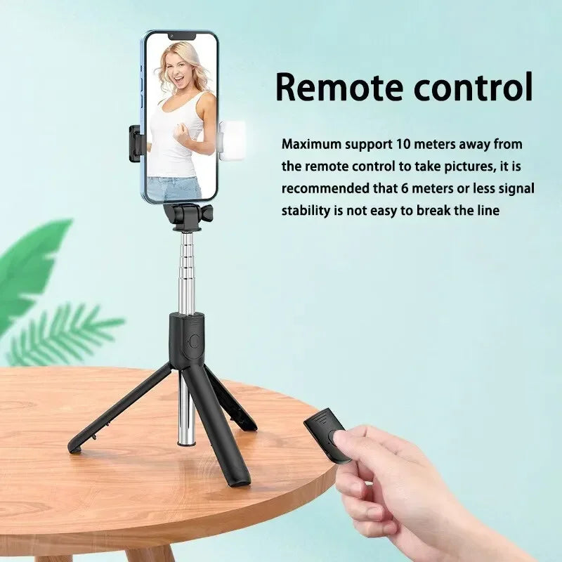 Selfie Stick Telescopic Travel Handheld Tripod Phone Stand